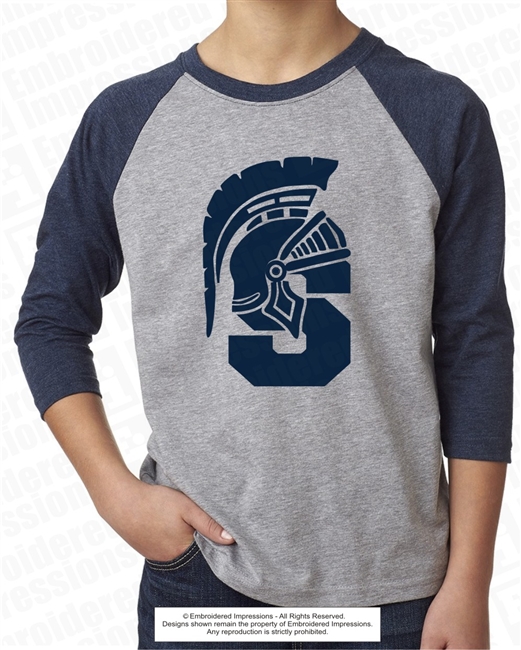 Spartans 3/4 Sleeve Raglan Tee