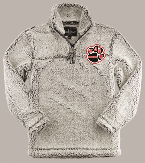 WJES Paw Print Sherpa