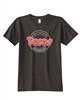 TOROS Retro circle Ringspun Dark Grey Heather Short sleeve Tee