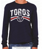 Distressed Toros Design Long Sleeves