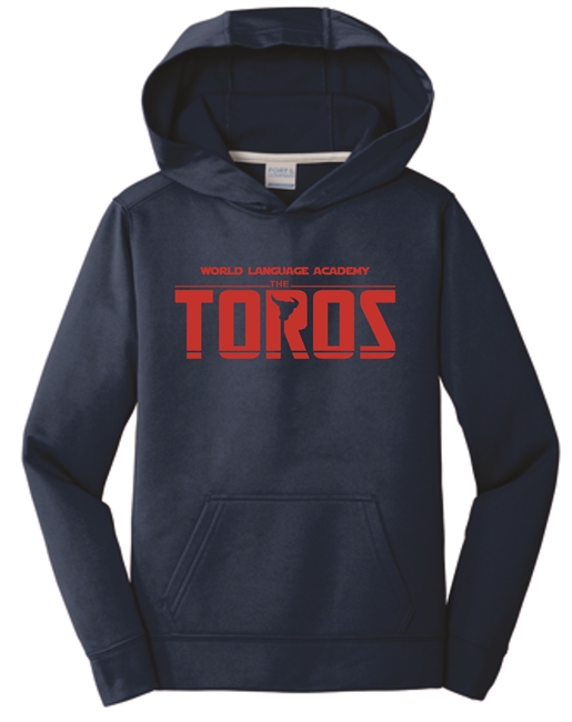 TOROS Navy Dri Fit Hoodie