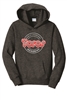 TOROS Retro circle Ringspun Dark Grey Heather Hoodie