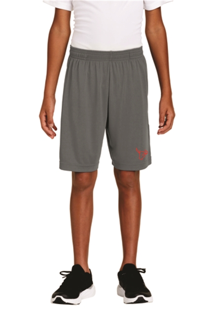 PosiCharge Pocketed Shorts in Iron Grey
