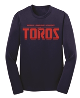 TOROS Navy Dri Fit Long Sleeve