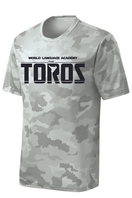 White Camo Hex Dri Fit Tee