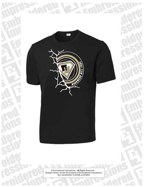 Woodward Mill Shield Dri Fit Tee in Black