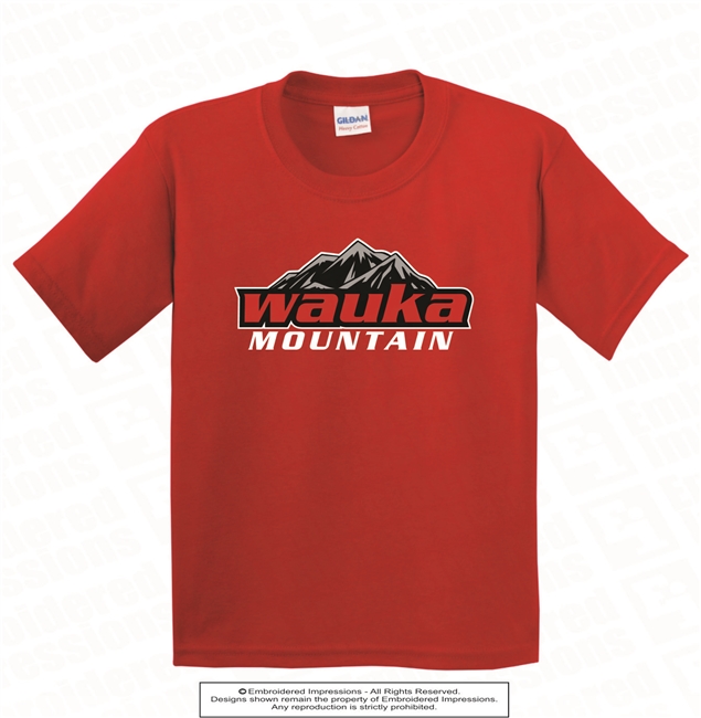 Wauka Mountain Logo Cotton Tee