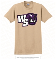 WS Panthers Head Cotton Tee