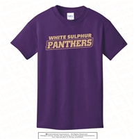 White Sulphur Panthers Cotton Tee