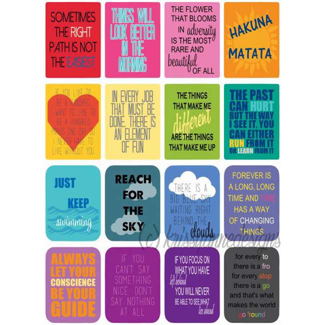 Disney Inspired Quote Stickers for Planners - Made to Order