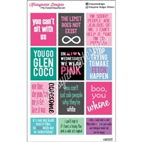 Movie Quote Stickers - Mean Girls Inspired
