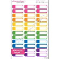 Color Coordinating Event Stickers - Set of 36
