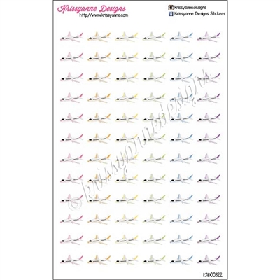 Small Airplanes - Set of 72