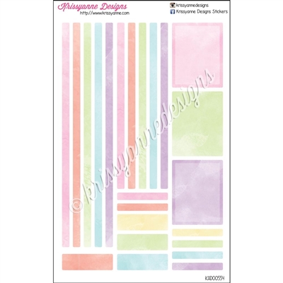 Watercolor Decoration Kit - Set of 23