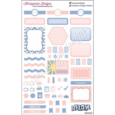 KAD Weekly Planner Set - 2016 - Rose Quartz and Serenity