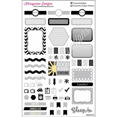 KAD Weekly Planner Set - Black and Gray