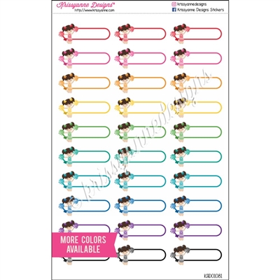 Cheerleading Event Stickers - Bold Rainbow - Set of 30