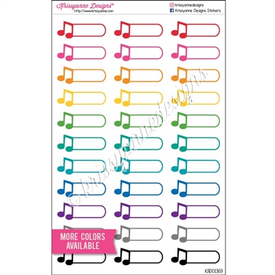 Music Event Stickers - Set of 33