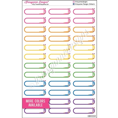 Pencil Event Stickers - Set of 36