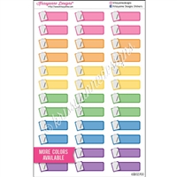 Clipboard Event Stickers with Overlay - Set of 36