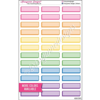 Event Shadow Stickers with Overlay - Set of 36