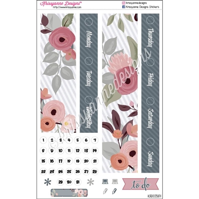 Date Cover Decoration Set - Fall Floral