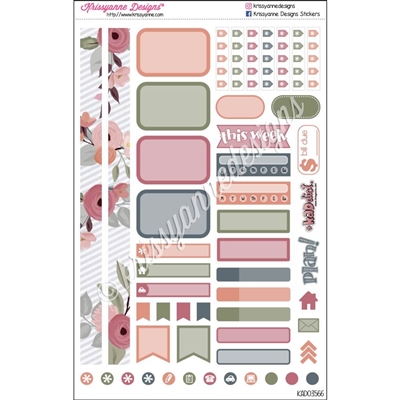 KAD Personal Weekly Planner Set - Fall Floral