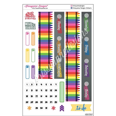 Date Cover Decoration Set - Back to School