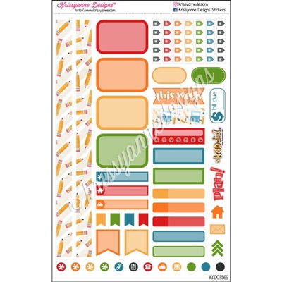 KAD Personal Weekly Planner Set - Back to School