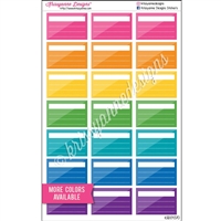 Half Box Stickers - Two Tone Checklist - Set of 21