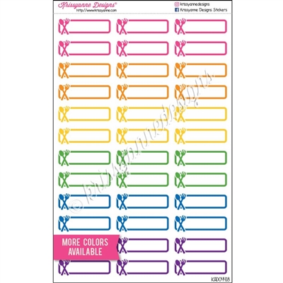 Meal Planning Event Stickers - Set of 36
