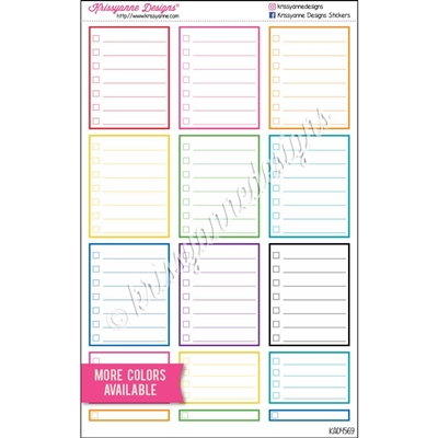 Simple Checklist Set - Set of 15