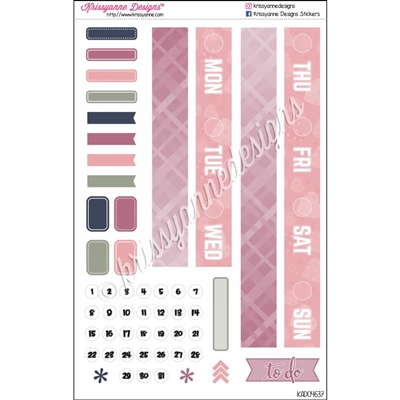 Date Cover Decoration Set - 2018 Valentine's Day