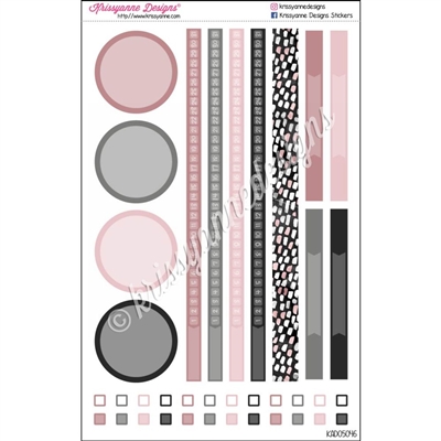 Monthly Note Page Essentials - Abstract Marble