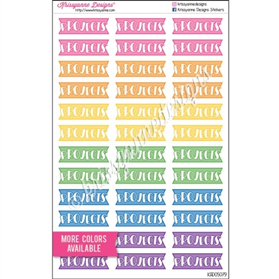 Projects Flags with Square Edge - Set of 36