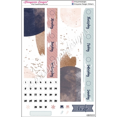 Date Cover Decoration Set - Starry Night
