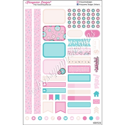 KAD Personal Weekly Planner Set - Donut Worry