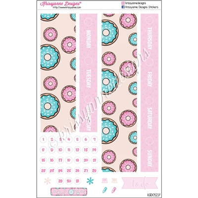 Date Cover Decoration Set - Donut Worry