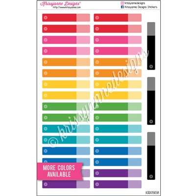 Large Monthly Budget Event Stickers - Set of 35