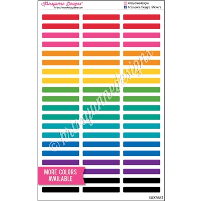 Blank Small Event Stickers - Set of 60
