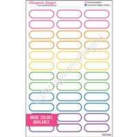 Rounded Event Stickers - Set of 36