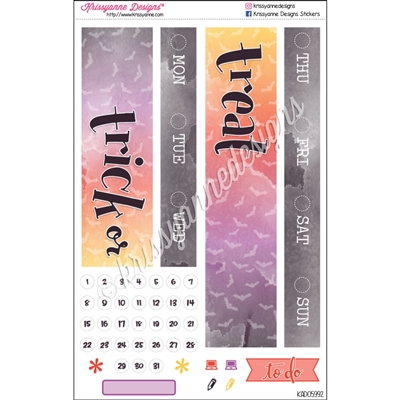 Date Cover Decoration Set - Trick or Treat