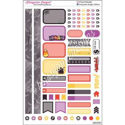 KAD Personal Weekly Planner Set - Trick or Treat