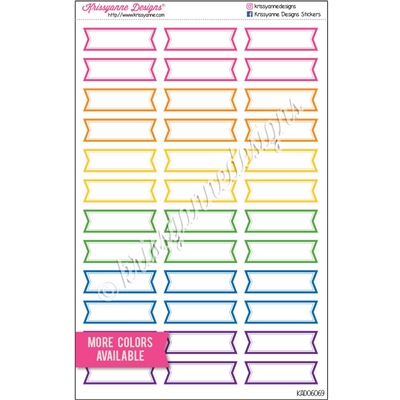 Double Outline Flags