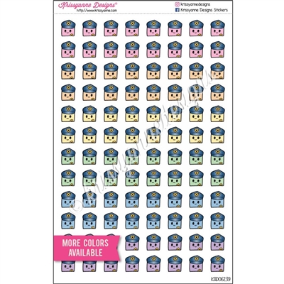 Planner Dudes - Officer Steve - Set of 96