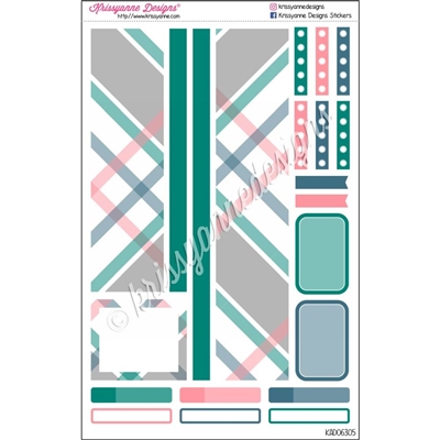 Weekly Decoration Set - March Plaid