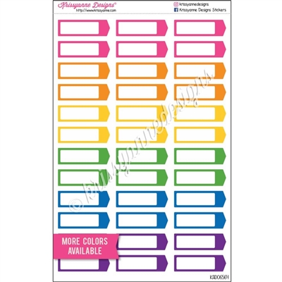 Color Block Arrow Event - Set of 36