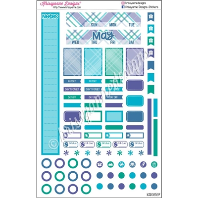 KAD Monthly Skeleton - SMC Personal Monthly - May Plaid
