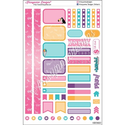 KAD Personal Weekly Planner Set - Sunny Days