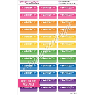 Two-Tone Important Event - Set of 36